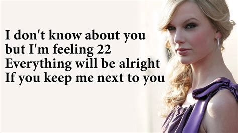 taylor swift songs with lyrics